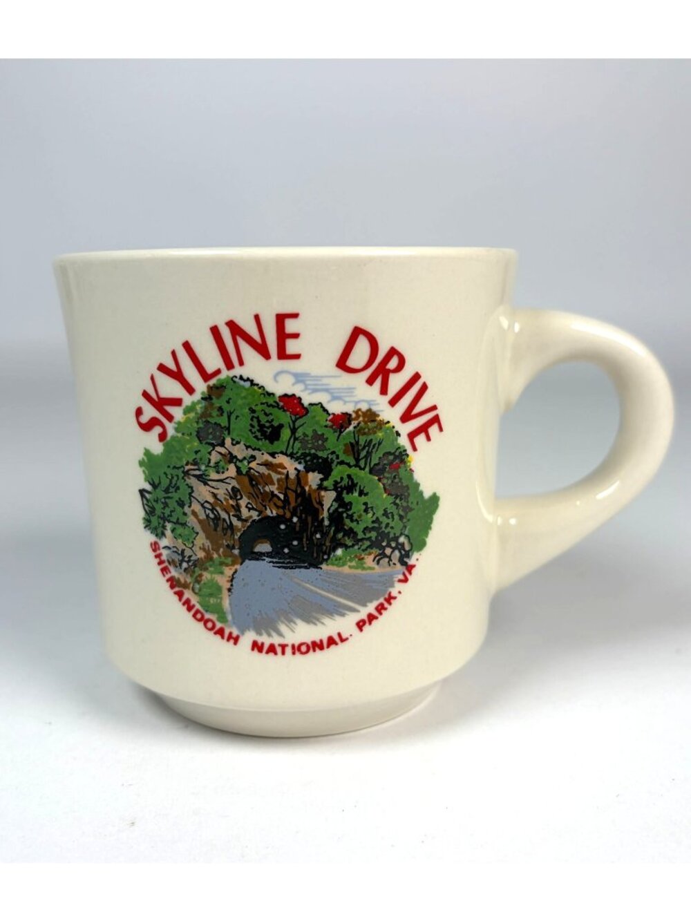 Vintage Skyline Drive Shenandoah National Park VA Coffee Mug Ceramic Souvenir